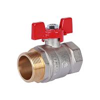 ROMMER Краны шаровые ВР/НР, ручка бабочка