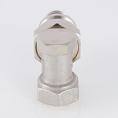 Valtec 1/2" Клапан настроечный угловой с дополнительным уплотнением