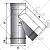 Тройник 45° Вулкан 110 мм VHR без изоляции