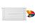 Arbiola Gorizont Iris H 1000-42-08 секции цветной горизонтальный радиатор c боковым подключением