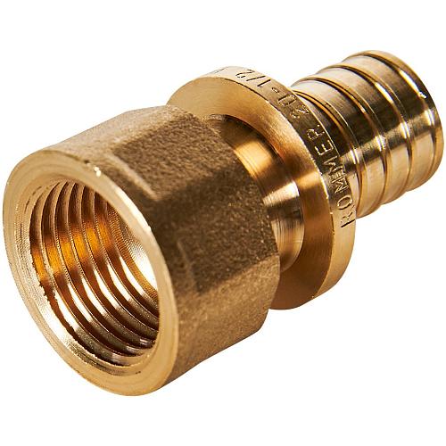 ROMMER Переходник с внутренней резьбой 20xG1/2 для трубы из сшитого полиэтилена аксиальный