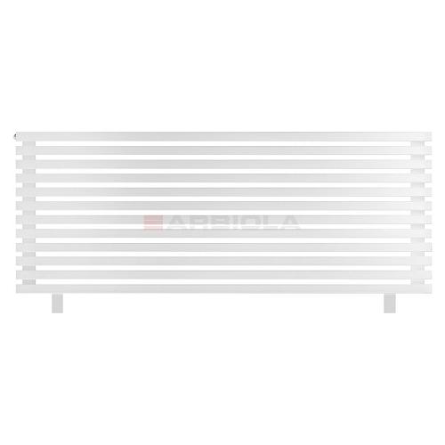 Arbiola Gorizont Ritmo HZ 1500-40-12 секций белый горизонтальный  радиатор c боковым подключением (на ножках)