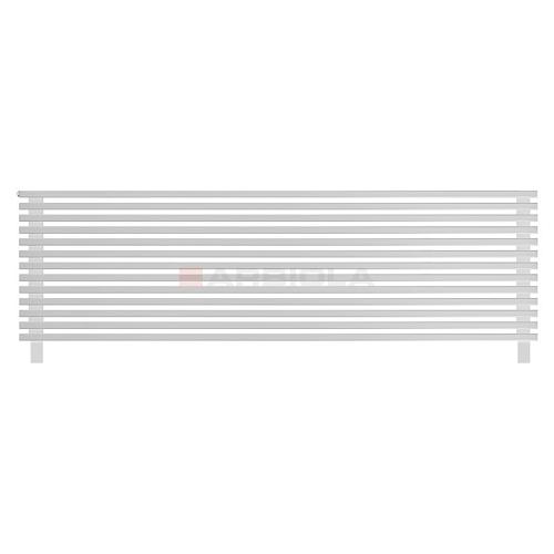 Arbiola Gorizont Compact HZ 2200-63-13 секции белый горизонтальный радиатор c боковым подключением с ножками