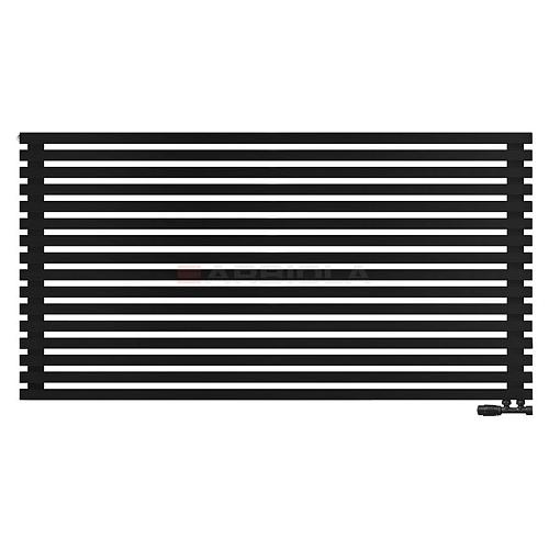 Arbiola Ritmo Gorizont V 1500-40-16 секций чёрный горизонтальный радиатор c нижним подключением