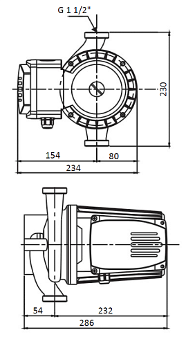 SHINHOO BASIC 25-16 230 1x230V Циркуляционный насос