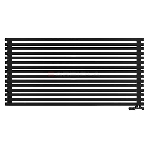 Arbiola Ritmo Gorizont V 1500-40-15 секций чёрный горизонтальный радиатор c нижним подключением