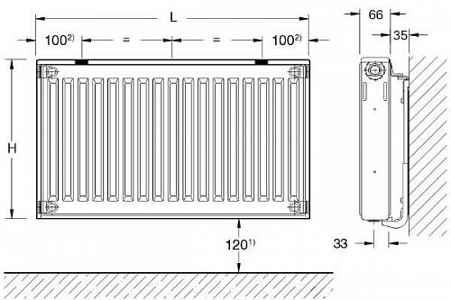 Buderus Logatrend K-Profil 21 400 1200