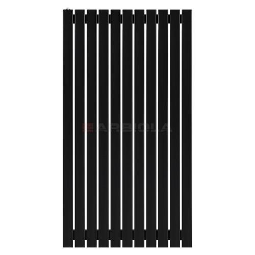 Arbiola Mono H 1250-60-11 секции черный вертикальный радиатор c боковым подключением