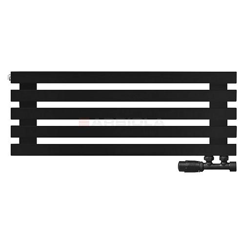 Arbiola Gorizont Ritmo V 700-40-05 секций чёрный горизонтальный радиатор c нижним подключением