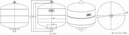 Reflex DE 12 PN10 гидроаккумулятор для систем водоснабжения