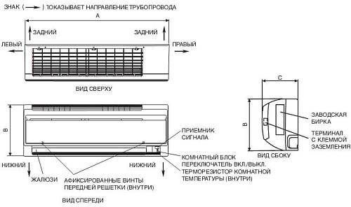 Настенный кондиционер сплит-система Daikin FTYN60L/RYN60L