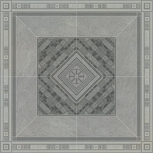 Versace Greek Rosone Grigio 160x160 см Декор