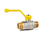 LD Pride 47.25.Н-Н.Р GAS 1" НР-НР Кран шаровой латунный для газа