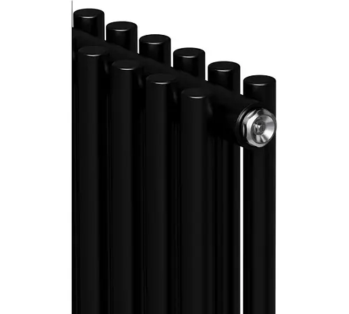 Royal Thermo Shift R22 VC2180 - 12 секций RAL9005m Дизайн-радиатор (черный) с нижним подключением