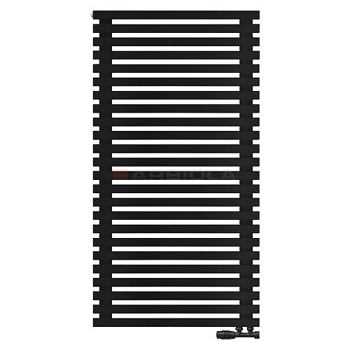 Arbiola Ritmo Gorizont V 750-40-24 секции чёрный горизонтальный радиатор c нижним подключением