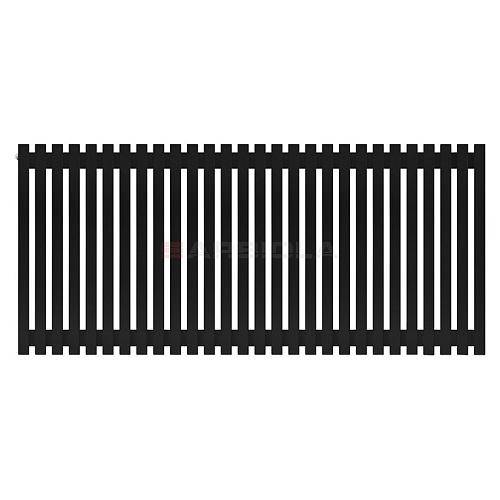 Arbiola Ritmo H 700-40-28 секции черный вертикальный радиатор c боковым подключением
