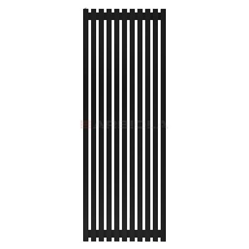  Arbiola Ritmo H 1750-40-11 секции черный вертикальный радиатор c боковым подключением