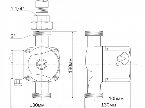 Aquario AC 326-180  циркуляционный насос