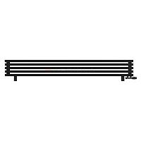 Arbiola Gorizont Ritmo VZ 2200-40-05 секций чёрный горизонтальный  радиатор c нижним подключением (на ножках)
