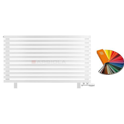 Arbiola Gorizont Ritmo VZ 1250-40-12 секций цветной горизонтальный  радиатор c нижним подключением (на ножках)