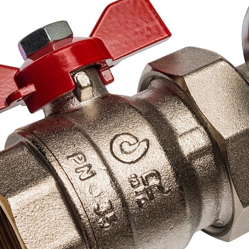 SMB 0468 000004 STOUT Распределительный коллектор из латуни без расходомеров 4 вых.
