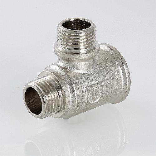 Valtec 3/4" х 3/4" х 1/2" Тройник переходной с двумя переходами на наружную резьбу