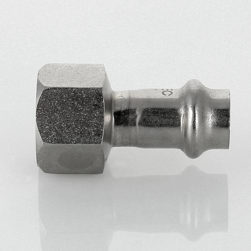 VALTEC 22 мм х 1/2" Пресс-фитинг из нержавеющей стали с внутренней резьбой