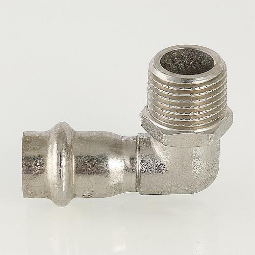 VALTEC 22 мм х 1/2 " Пресс-угольник из нержавеющей стали с наружной резьбой