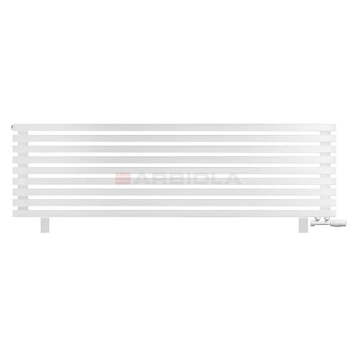 Arbiola Gorizont Ritmo VZ 1750-40-09 секций белый горизонтальный  радиатор c нижним подключением (на ножках)