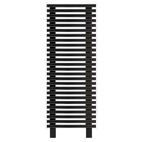 Arbiola Gorizont Compact HZ 600-63-26 секции черный горизонтальный радиатор c боковым подключением с ножками