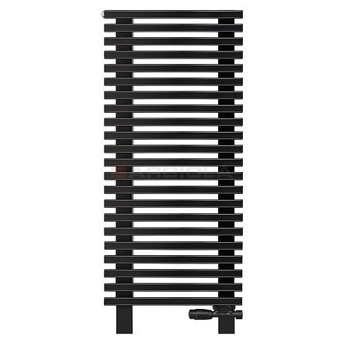Arbiola Gorizont Compact VZ 600-63-22 секции черный горизонтальный радиатор c нижним подключением с ножками
