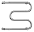 Terminus М-образный с/п 1" 500х600 Водяной полотенцесушитель 