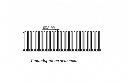 Бриз КЗТО 260 - 1200 мм Решетка декоративная дуб