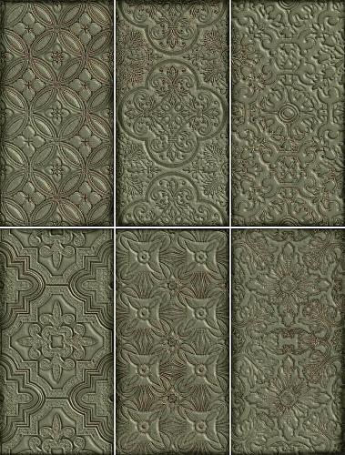 Bestile Dante Decor Green 12x24 см Настенная плитка