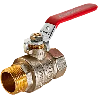 ROMMER Кран шаровой, ВР/НР, ручка рычаг 3/4"