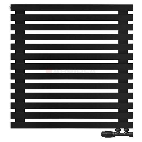 Arbiola Ritmo Gorizont V 1000-40-13 секций чёрный горизонтальный радиатор c нижним подключением